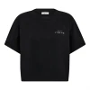 Haute L'Amitié HL Crew Neck Crop Tee Black